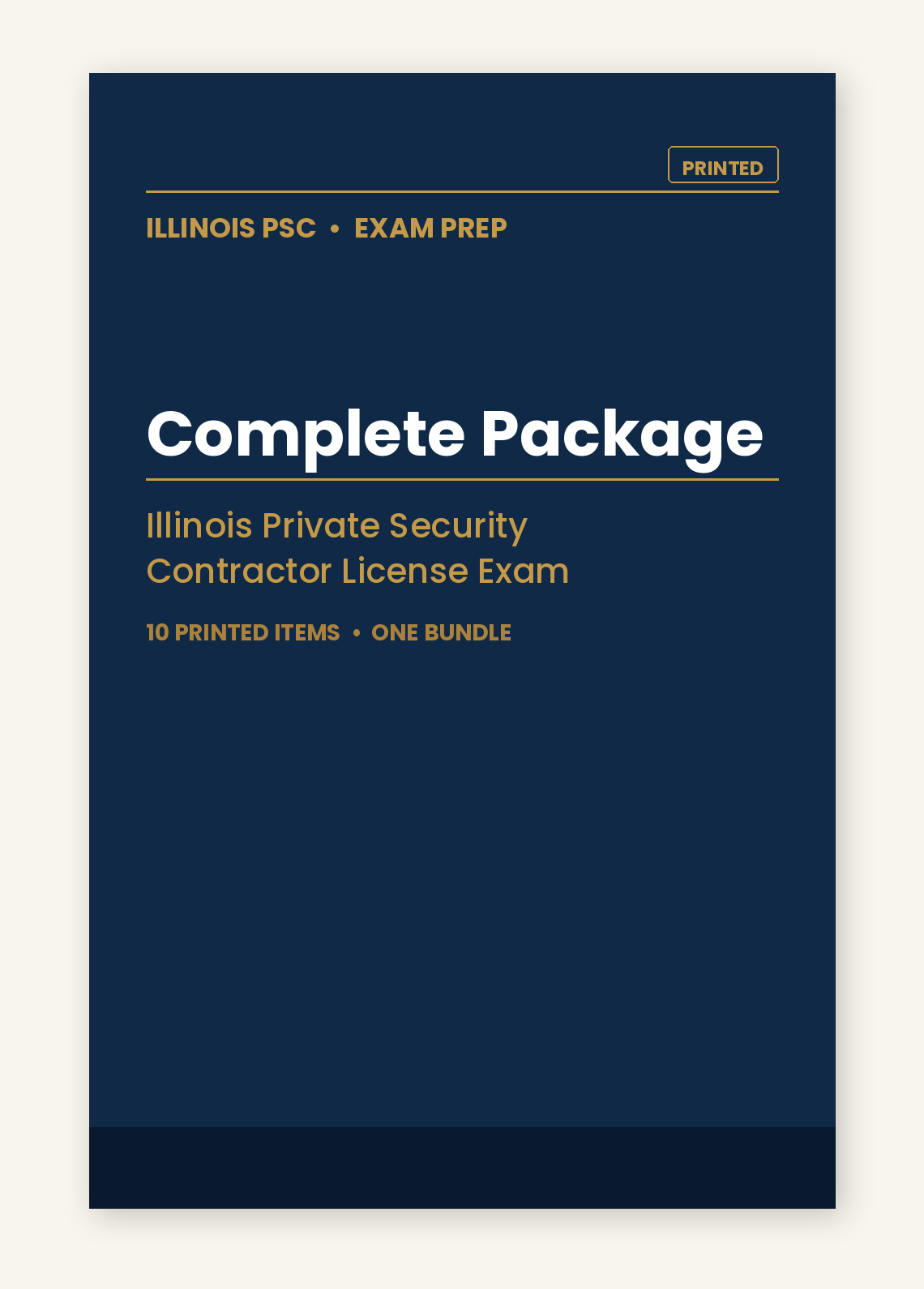 Illinois PSC Complete Package — Printed Edition cover (10 items)