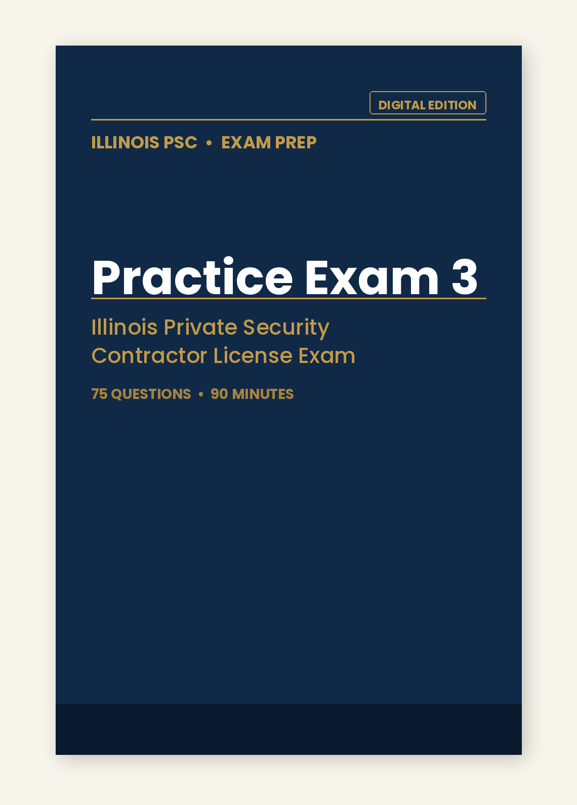 Illinois PSC Practice Exam 3 — Digital Edition cover