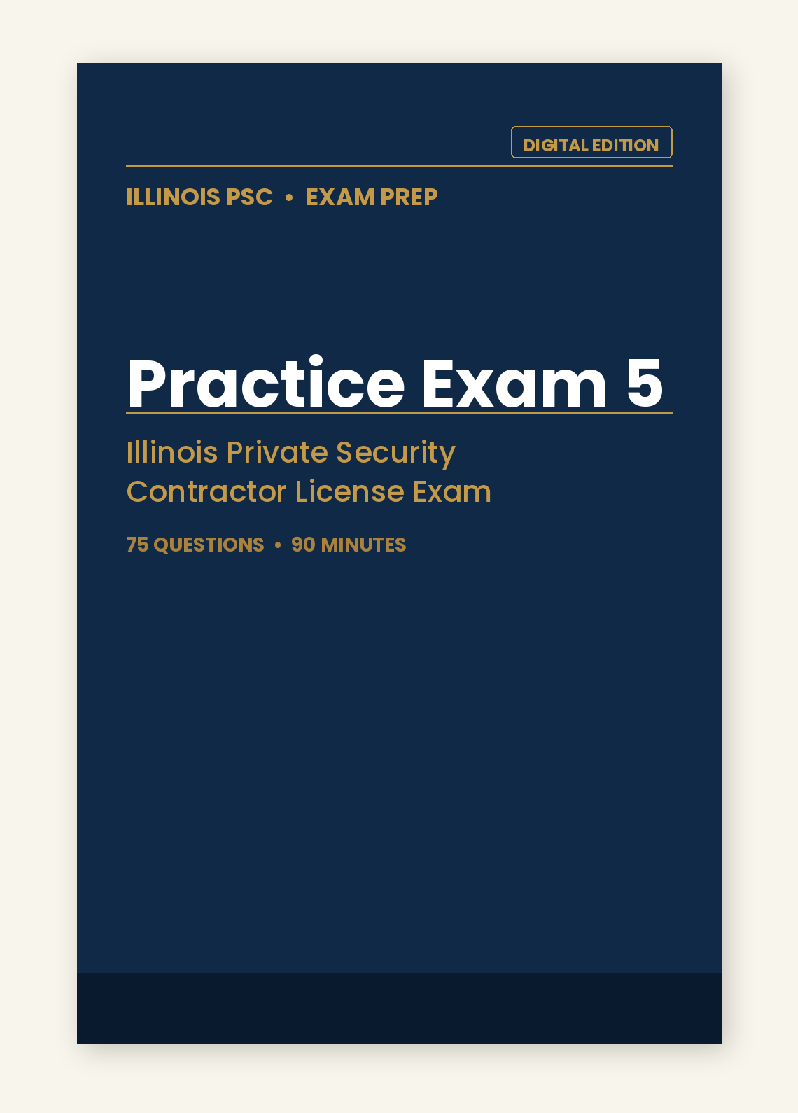 Illinois PSC Practice Exam 5 — Digital Edition cover