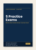 PassPath Prep: Illinois RE Broker — 5 Practice Exams Pack - Instant Digital Download