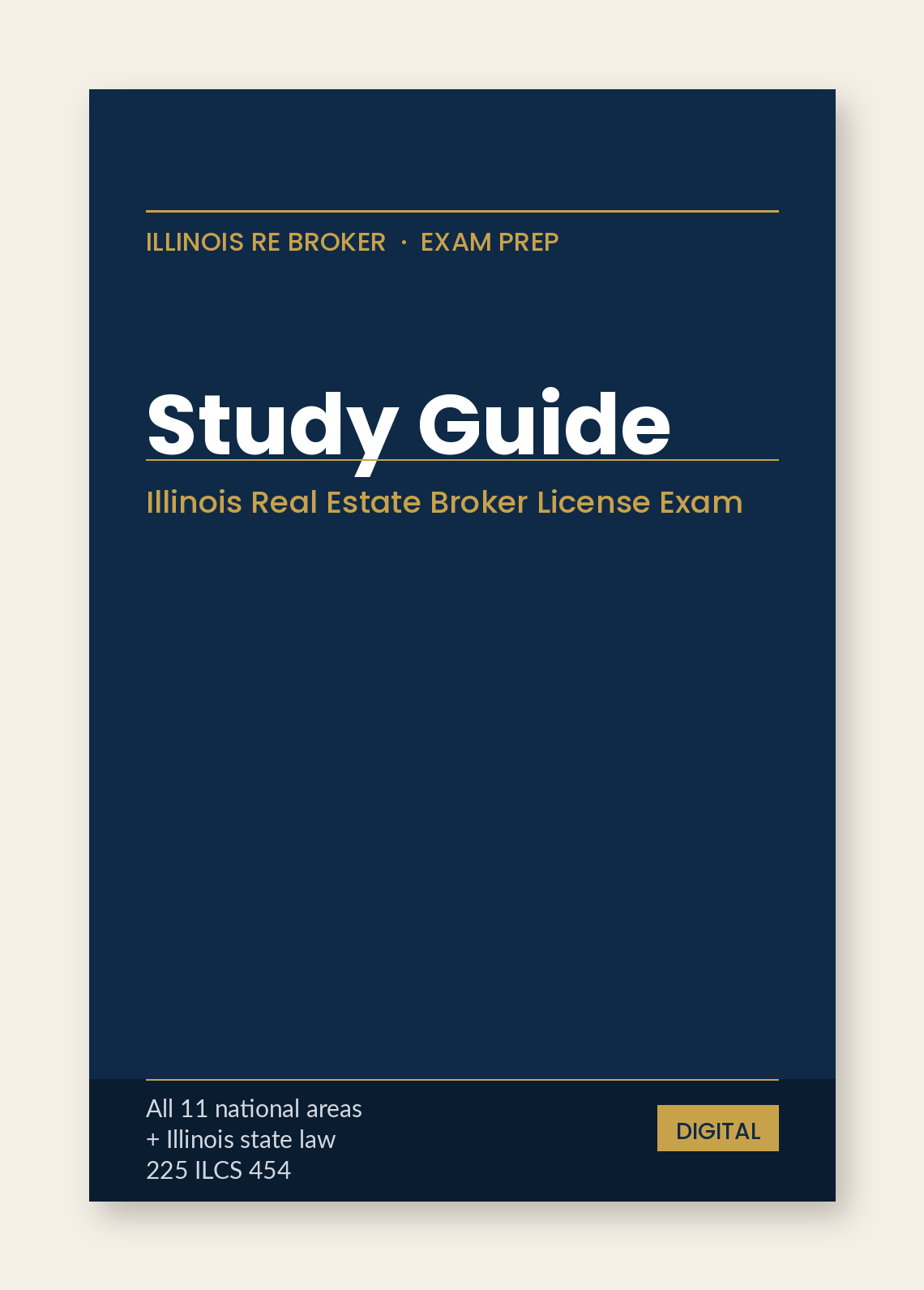 PassPath Prep: Illinois RE Broker — Comprehensive Study Guide - Instant Digital Download