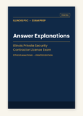 Illinois PSC Printed Answer Explanations cover