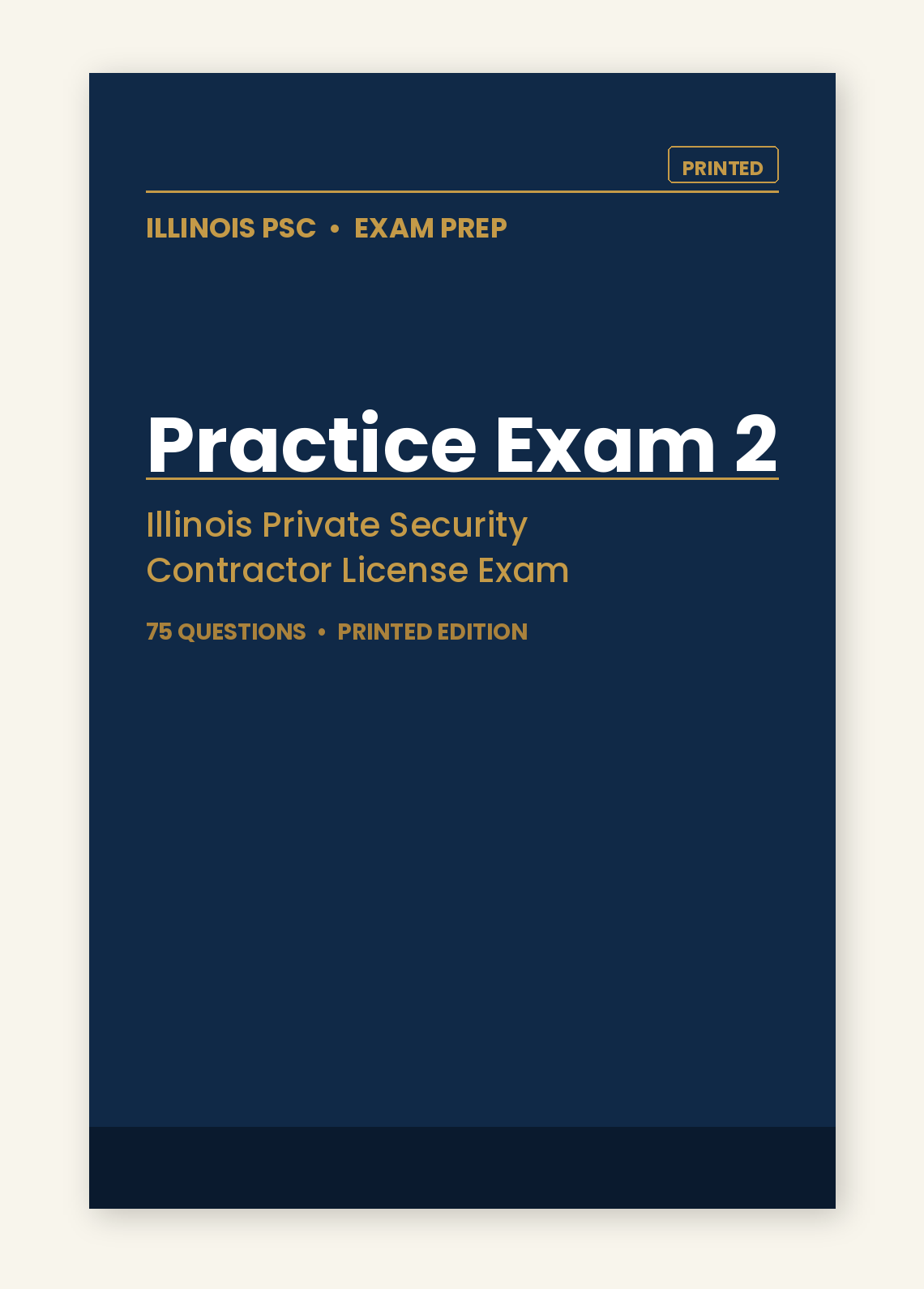 Illinois PSC Practice Exam 2 — Printed Edition cover