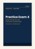 Illinois PSC Practice Exam 4 — Printed Edition cover