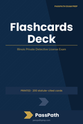 PassPath: Illinois PD — Practice Flashcards Deck (Printed Cards)