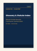 Illinois PSC Printed Glossary & Statute Index cover