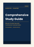 Illinois PSC Printed Comprehensive Study Guide cover