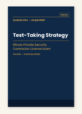 Illinois PSC Printed Test-Taking Strategy Guide cover